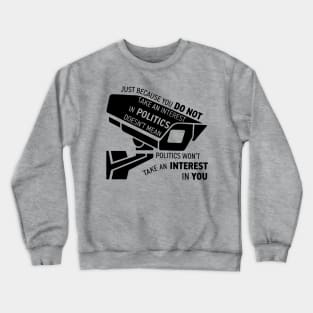 Politics (Black) Crewneck Sweatshirt